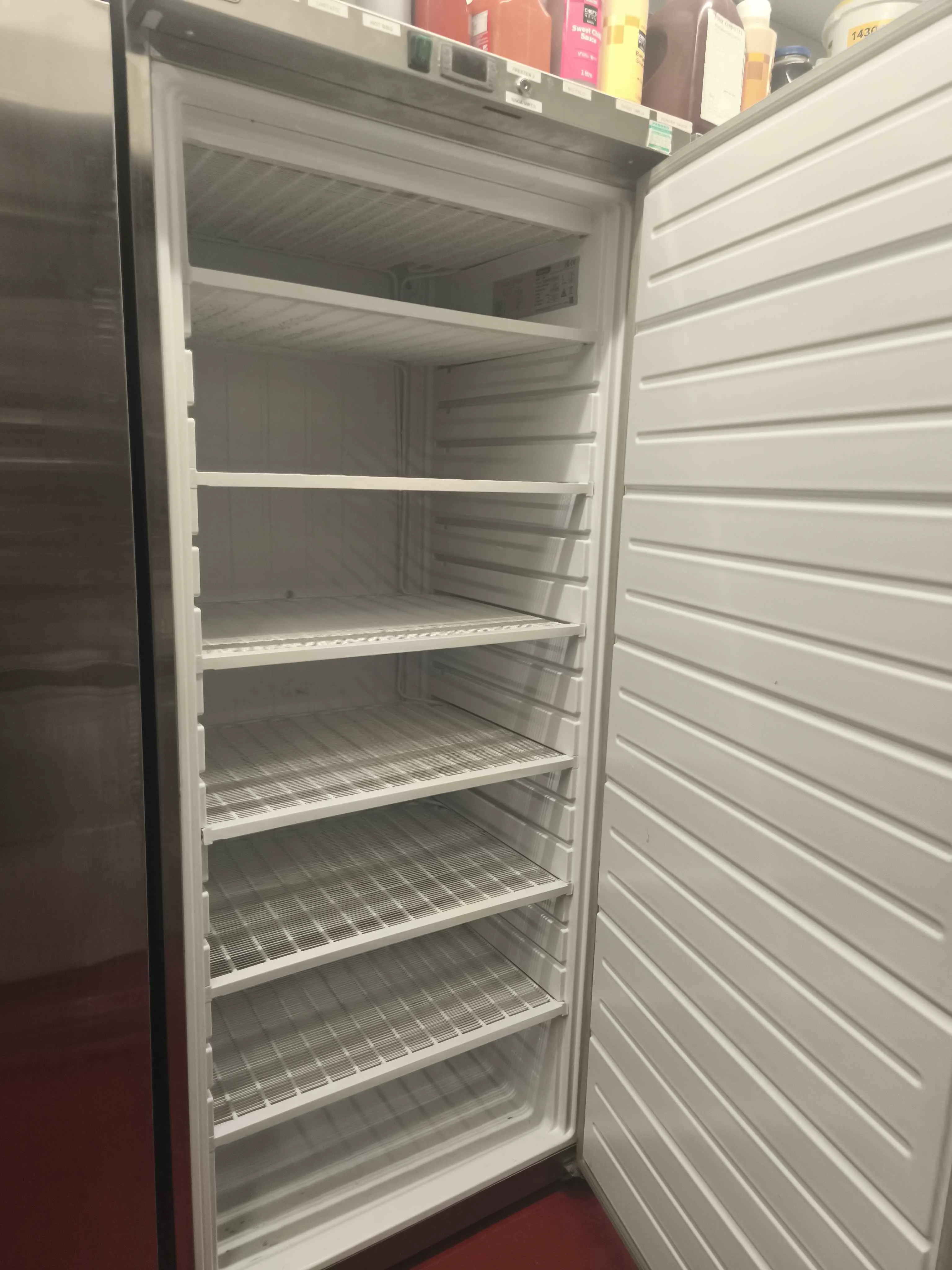 Blizzard LS60 upright freezer after defrost